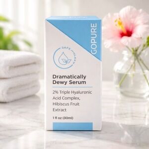 BRAND NEW FACTORY SEALED Go Pure Mini Dramatically Dewy Serum Exp 5/2026